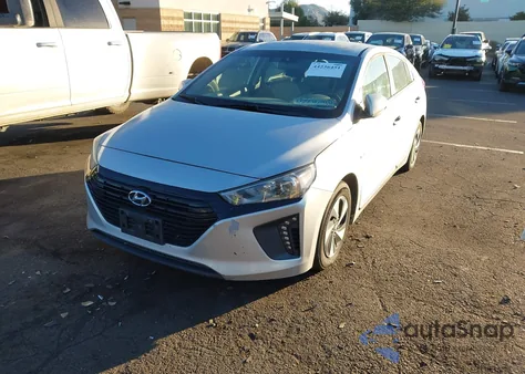 2018 Hyundai Ioniq Hybrid Sel из США, поврежденный, VIN KMHC75LC4JU061806